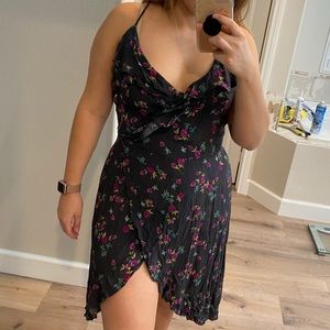 Floral Wrap Dress